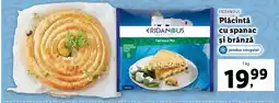 Lidl ERIDANOUS Plăcintă cu spanac şi brânză Ofertă