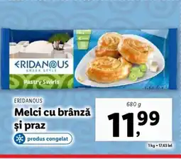 Lidl ERIDANOUS Melci cu brânză şi praz Ofertă