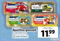 Lidl ERIDANOUS Aperitive greceşti Ofertă
