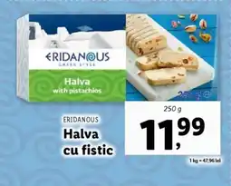 Lidl ERIDANOUS Halva cu fistic Ofertă