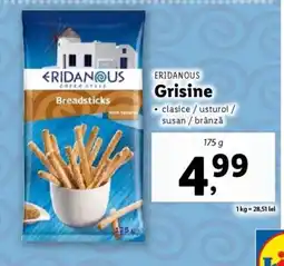 Lidl ERIDANOUS Grisine Ofertă