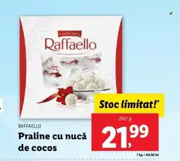 RAFFAELLO Praline cu nucă de cocos