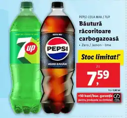 Lidl PEPSI-Cola Max/7UP Băutură răcoritoare carbogazoasă Ofertă