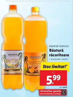 Lidl BIBORTENI TROPICOOL Băutură răcoritoare Ofertă