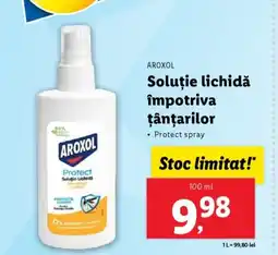 Lidl AROXOL Soluţie lichidă împotriva țânţarilor Ofertă