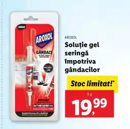 Lidl AROXOL Soluție gel seringă împotriva gândacilor Ofertă
