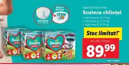 Lidl PAMPERS Pants Paw Scutece chiloţel Ofertă
