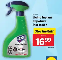 Lidl AROXOL Lichid instant împotriva insectelor Ofertă