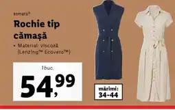 Lidl ESMARA Rochie tip cămaşǎ Ofertă