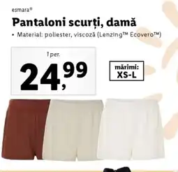 Lidl Esmara pantaloni scurţi, damă Ofertă