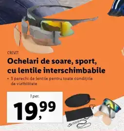 Lidl CRIVIT Ochelari de soare, sport, cu lentile interschimbabile Ofertă