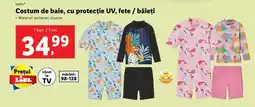 Lidl Lupilu Costum de baie, cu protecție UV, fete / băieţți Ofertă