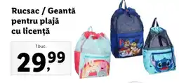 Lidl Rucsac Geantă pentru plajă cu licenţă Ofertă