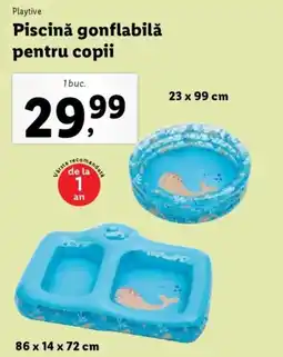 Lidl Playtive Piscinǎ gonflabilă pentru copii Ofertă