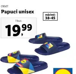 Lidl CRIVIT Papuci unisex Ofertă
