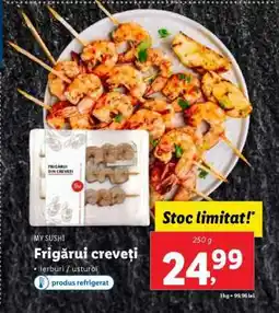 Lidl Frigărui creveți Ofertă