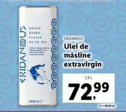 Lidl Ulei de măsline extravirgin ERIDANOUS Ofertă