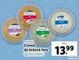 Lidl Cremă de brânză feta Ofertă