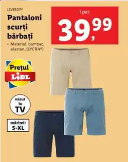 Lidl Pantaloni scurți bărbați Ofertă