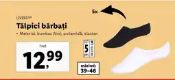 Lidl Tălpici bărbați Ofertă