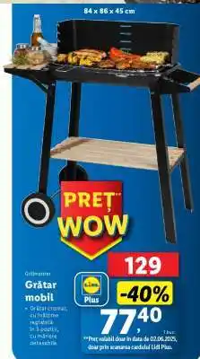 Lidl Grătar mobil Ofertă