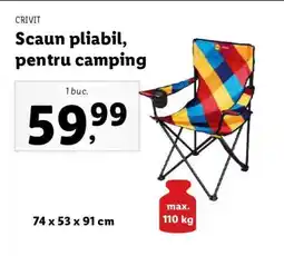 Lidl Scaun pliabil pentru camping Ofertă