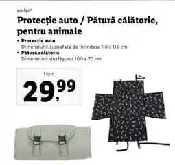 Lidl Protecție auto / Pătură călătorie, pentru animale Ofertă