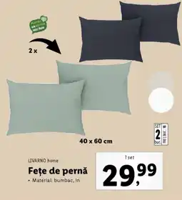 Lidl LIVARNO home Feţe de pernǎ Ofertă
