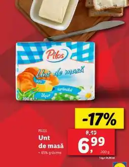 Lidl Unt de masă Ofertă