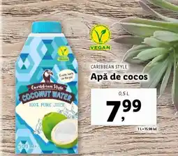 Lidl Apă de cocos Caribbean Style Ofertă