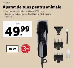 Lidl Zoofari Aparat de tuns pentru animale Ofertă