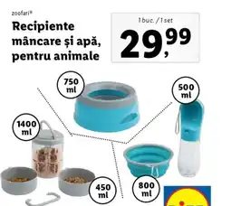 Lidl Zoofari Recipiente mâncare și apă, pentru animale Ofertă