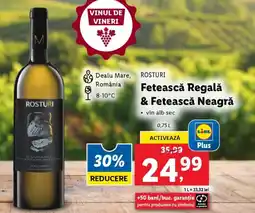 Lidl ROSTURI Fetească Regală & Fetească Neagră Ofertă