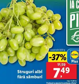 Lidl Struguri albi fără sâmburi Ofertă