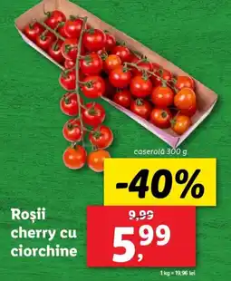 Lidl Roșii cherry cu ciorchine Ofertă