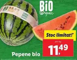 Lidl Pepene bio Ofertă
