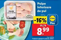 Lidl Pulpe inferioare de pui Ofertă