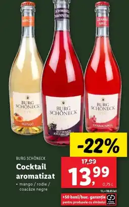 Lidl BURG SCHÖNECK Cocktail aromatizat Ofertă