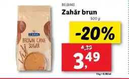 Lidl BELBAKE Zahăr brun Ofertă