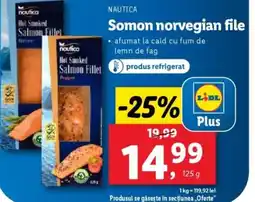 Lidl NAUTICA Somon norvegian file Ofertă