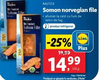 Lidl NAUTICA Somon norvegian file Ofertă