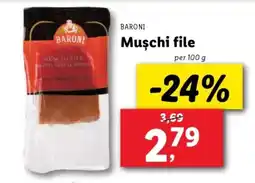Lidl BARONI Muschi file Ofertă