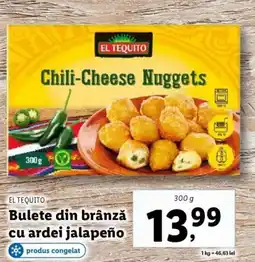 Lidl EL TEQUITO Bulete din brânză cu ardei jalapeño Ofertă