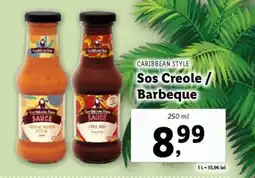 Lidl CARIBBEAN STYLE Sos Creole/ Barbeque Ofertă