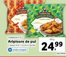 Lidl CARIBBEAN STYLE Aripioare de pui Ofertă