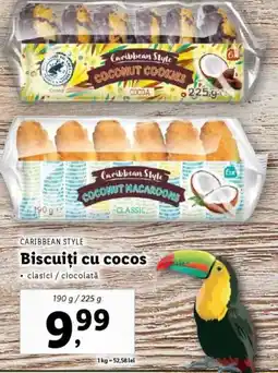 Lidl CARIBBEAN STYLE Biscuiți cu cocos Ofertă