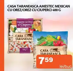 Unicarm Casa taraneasca amestec mexican cu orez/orez cu ciuperci Ofertă