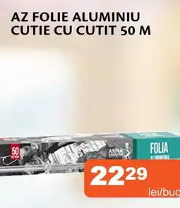 Unicarm Az folie aluminiu cutie cu cutit 50 m Ofertă