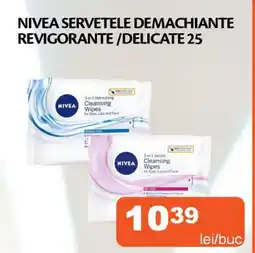 Unicarm Nivea servetele demachiante revigorante/delicate 25 Ofertă