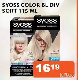 Unicarm Syoss color bl div sort Ofertă